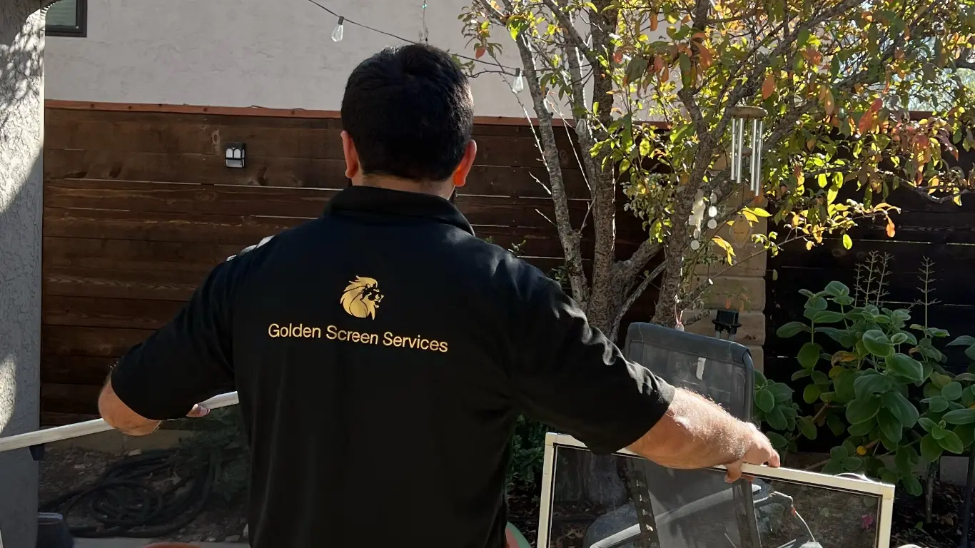 Retractable Screen — Single Door — job photo 3
